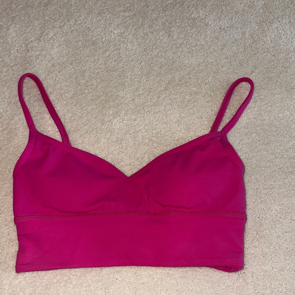Lululemon hot pink sports bra